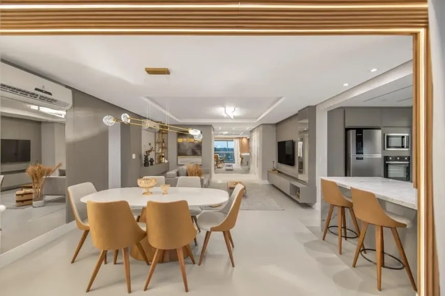 Apartamento Alto Padrão à Venda em Esteio com 3 Quartos e 3 banheiros, 119 m²