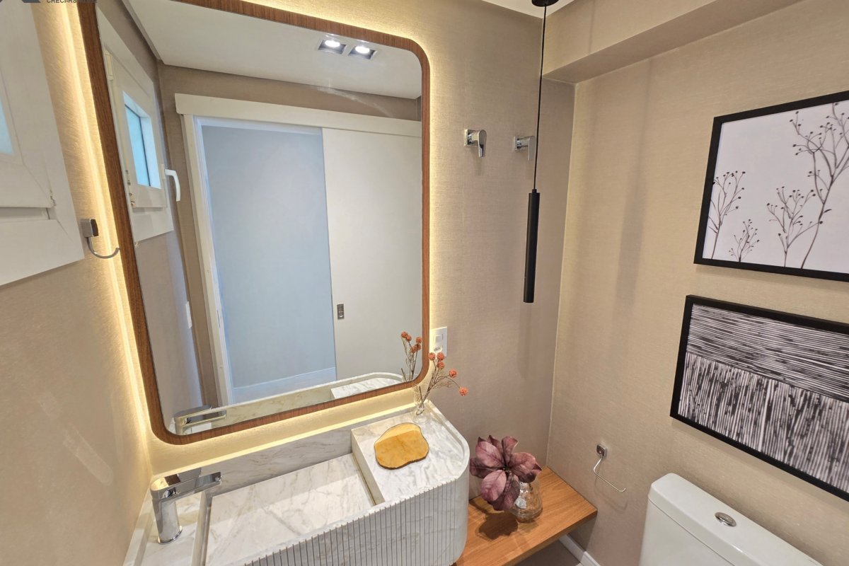 Apartamento à Venda em Esteio 3 Quartos e Mobiliado, 134 m²