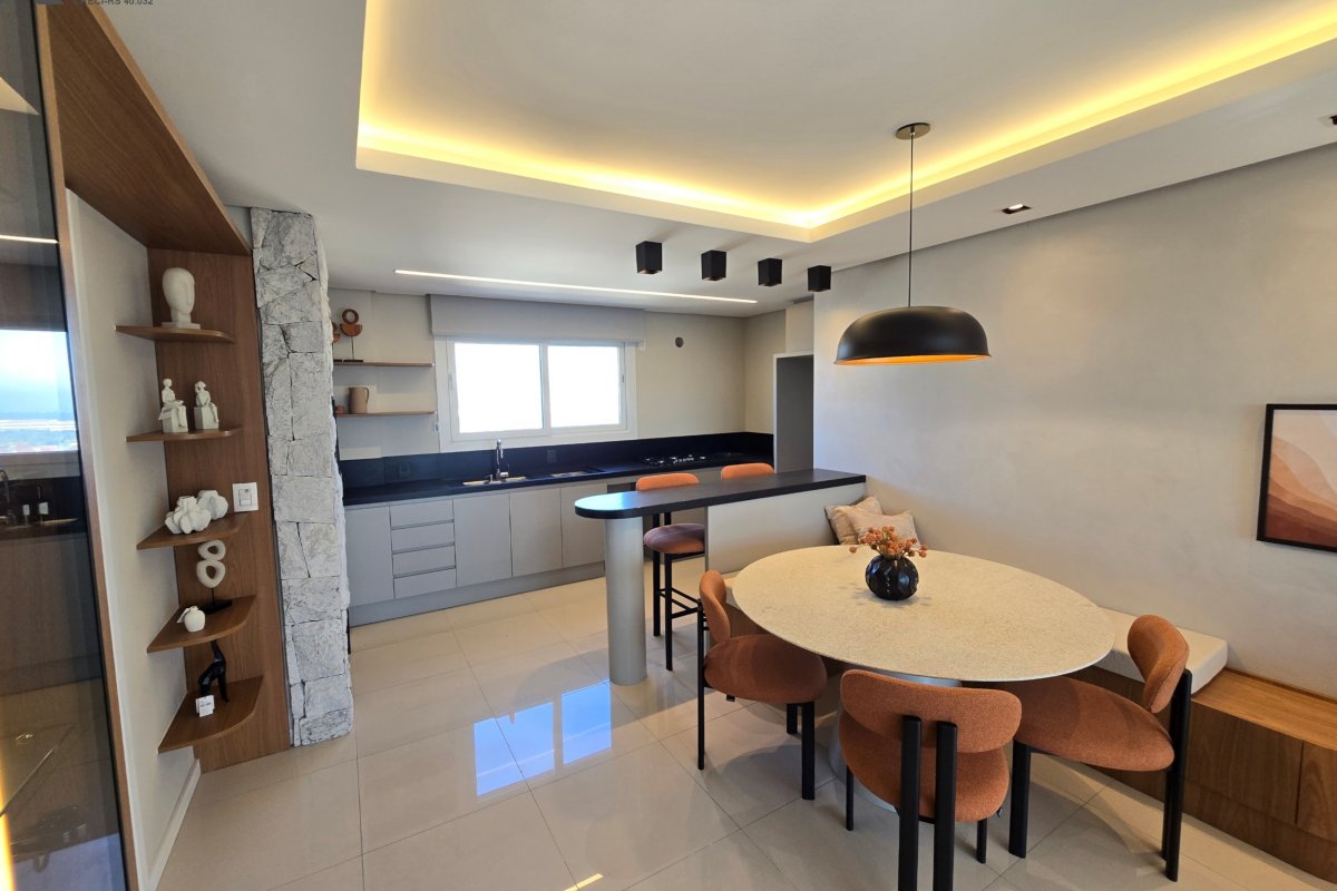 Apartamento à Venda em Esteio 3 Quartos e Mobiliado, 134 m²